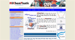 Desktop Screenshot of milchemplastic.com